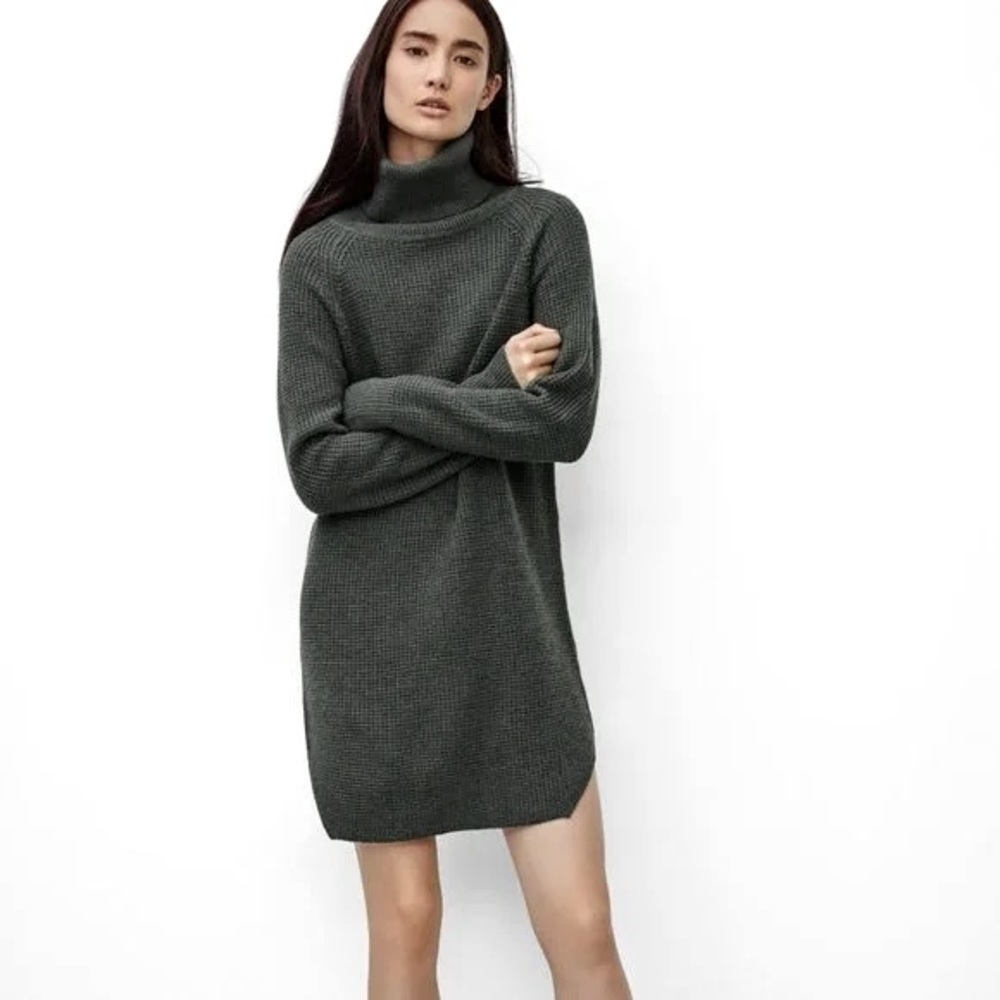 Aritzia Charcoal Wilfred Free Bianca Dress